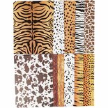 Dierenprint Karton 300 Grams - A4 Formaat - Dubbelzijdig Bedrukt Karton - Creatief Knutselkarton - 21x29,7 cm - 10x10 Vellen