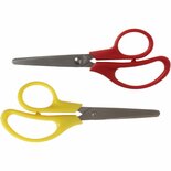 Kinderscharen Set - Veilig Ronde Knutsel Scharen - 12 Stuks in Diverse Kleuren - Ideaal voor School, Knutselen & Creatieve Activiteiten - 12,5 cm Lang