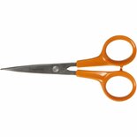Precisie Schaar - Oranje Schaar - DIY Gedetailleerd Knippen - Creatieve Hobby Schaar - Lengte 13cm - Fiskars Precisie Gereedschap - 1 Stuk