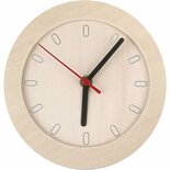 Klok met houten frame, d 15 cm, 1 stuk