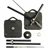 Klokonderdelen En Uurwerken - Klok Wijzers - DIY - Zelf Een Klok Maken - Zwart - Max. afstand 6 mm - 1 set