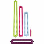 Knitting Loom - Breiring Set - DIY Breiaccessoires - Creatieve Hobby Ringen - Breiringen Voor Beginners - Lengte 25-35-45-55cm - 1 Set