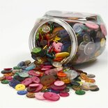 Mix van Ronde Knopen - 2-Gats Knopen in Diverse Kleuren & Maten - Perfect voor Kleding, DIY Handwerk & Decoratieprojecten - 12+18+20 mm Diameter - 800 Stuks