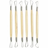 Mirettes Set, scherpe kanten, L: 20 cm, 6 stuk