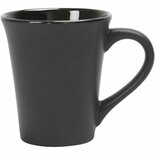 Mok, zwart, H: 10 cm, d 5,9-8,7 cm, 300 ml, 12 stuk/ 1 karton