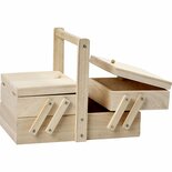 Naaidoos - Houten Naaidoos - DIY Naaidoos Organisatie - Keizerin Boom - 24x16,3x19 cm