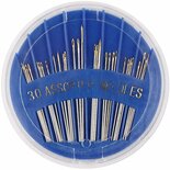 Naainaalden Set - Handnaainaalden - Hobby Naainaalden - Diverse Maten Naalden - Naaldenset Voor Stof - Fijne Naalden - Sterke Naainaalden - 3-7 L - 35-45 mm - 30 Stuks
