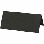 Naamkaarten - Zwart - DIY Kaarten Voor Decoratie - Creatieve Labels Voor Namen - Hobby Kaarten Voor Handwerk - Formaat 9x4cm - Gewicht 220gr - Set Van 20 Stuks