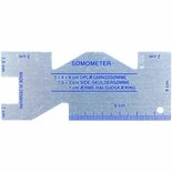 Zoommeter Metaal - Inclusief Schaalverdeling - 1 Stuk - Nauwkeurige Metalen Meetinstrument voor Naaiprojecten, Textielbewerking en DIY Modeontwerp