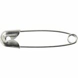Veiligheidsspelden - Sluitspelden - Zilveren Safety Pins - Lengte 22mm - Dikte 0,6mm - 100 Stuks