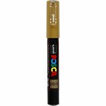 Krijtstift - Fineliner - Universele Marker - 25 Goud - Uni Posca Marker - PC-1MC - 0,7mm - 1 stuk