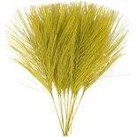 Kunstveren - Groene Polyester Veren - DIY Decoratie Veren Set - Knutselmateriaal - Hobby Veren - Creatieve Projecten - Lengte 15x8 cm - Set van 10 stuks