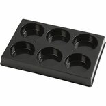 Leeg Waterverf Palet – Aquarelverf Palet – Verf Opbergpalet – Leeg Verfpalet – Palet Voor Verftabletten – Verf Organizer – Verf Opbergsysteem – Palet Voor Waterverf Tabletten – Zwart - Afm. 15x21cm
