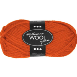 Garen - Wol Garen - Oranje Garen - Breien En Haken - Zacht Hobby Garen - DIY Garen - Creatief Breigaren - Oranje Wol Voor Handwerk - 92m / 50gr / 1 Bol