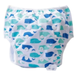 Wasbare Luier - Zwemluier - Baby - Nachtluier - 0 tot 2 jaar - 4,5 tot 18 kilo - Blauw Walvis