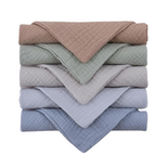 Hydrofiele Doeken Baby - Babydoekjes Katoen - Monddoekjes - Spuugdoekjes - Washandjes - Baby - Hydrofiel - Ademend - Vocht Absorberend - Sneldrogend - Zacht - Blauw Groen Grijs Bruin Lichtblauw - 5 stuks