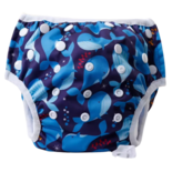 Wasbare Luier - Zwemluier - Baby - Nachtluier - 0 tot 2 jaar - 4,5 tot 18 kilo - Blauw Walvis