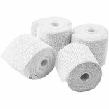 Gips gaas - Gipsverband - Geïmpregneerd gips gaas - Gipsrol - Flexibel gips gaas - Gips gaas 2,7 m - Gips gaas voor knutselen - 80 Rollen - Makkelijk te gebruiken - Ideaal voor diverse oppervlakken