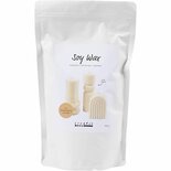 Sojawas, Voor kaarsen die op zich staan, crème, 1x500gr