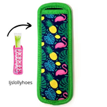 Ijslollyhoes - Ijsjeshouder - Popsicle Holder - Houder Voor Push Up Ijsjes - Calippo Houder - Tube Ijsjes Houder - Ijs Stick Houder - Vriesijsjes - Multicolor Flamingo