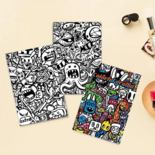 Kleurboek Monsters Graffiti - Kleurboek Volwassenen En Kinderen - Kleurplaten Monster Print - Graffiti Stijl - 22 Kleurplaten - 29x20cm