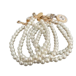 Lanyard Armband - Mobiele Telefoon Koord - Armband Met Hanger Telefoon - Telefoonhouder -  Anti Verlies - Hartje - Parels