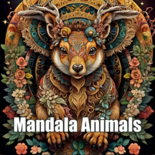 Kleurboek Dieren Mandala - Mandala Kleurplaten Dieren - Kleurboek Volwassenen Dieren - Ontspanning Mandala Patronen - Mandala Tekeningen Dieren - Mandala Animals - 20 Kleurplaten - 20x20cm