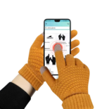 Heren Touchscreen Handschoenen - Winterhandschoenen Fleece - Handschoenen Met Touchscreen - Windproof Handschoenen - Fietshandschoenen Herfst Winter - Windproof - Warm - Comfortabel - Grijs