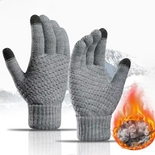 Heren Touchscreen Handschoenen - Winterhandschoenen Fleece - Handschoenen Met Touchscreen - Windproof Handschoenen - Fietshandschoenen Herfst Winter - Windproof - Warm - Comfortabel - Zwart