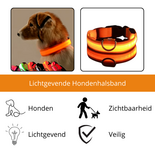 LED Hondenhalsband Lichtgevende Hondenhalsband Veiligheidshalsband Hond Glow In The Dark Halsband Fluorescerende Hondenhalsband Zichtbaarheid En Veiligheid Hond In Het Donker Nylon Hondenh