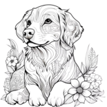 Kleurboek Honden  Kleurboek met Hondenprints  Kleurboek Volwassenen Honden  Kleurboek Kinderen Honden  DIY Kleurboek Honden  Relax Kleurboek Honden   Colorbook Dogs - 20x20cm - 22 Kleurplaten