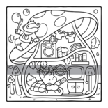 Comfy Cozy Kleurboek - Jade Summer Kleurboek - Gezellige Kleurplaten -  Kleurboek Volwassenen en Tieners - Knus Ontspannings Kleurboek - Simpele Lieve Kleurplaten - Dierenpersonages - 40 Kleurplaten -