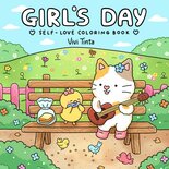 GirlÂ’s Day Kleurboek - Kleurboek Volwassenen Tieners Kinderen - Vrolijke Illustraties - Lieve Dierenvriendjes - Cute & Cozy - 40 Unieke Illustraties - 21,5 x 21,5 cm - Incl. 1 Alcoholmarker