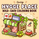 Hygge Place Kleurboek - Coco Wyo - Kleurboek Volwassenen En Tieners - Bold & Easy Kleurplaten - Makkelijke Designs Relaxation - Lieve Kleine Knusse Hoekjes - 22x22 cm - 52 Kleurplaten - Incl. 1 Alcoholmarker
