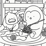 Hygge Homes Kleurboek - Bold Easy Kleurplaten - Kleurboek Volwassenen & Tieners - Ontspanning - Schattige Dieren - Mindfulness - Huiselijke Taferelen - Lieve Dierenvriendjes - 20x20cm - 22 Kleurplaten