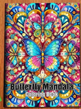 Kleurboek Vlinder Mandala's - Vlinder Mandala Kleurboek - Kleurboek Volwassenen En Tieners - Butterfly Mandala - Relax & Ontspanning Kleurboek - 27,5x20cm