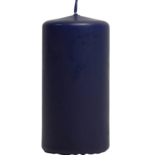 Kaarsen, H: 100 mm, d 50 mm, blauw, 1x12stuk