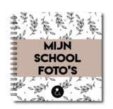 Studio Ins & Outs - Schoolfotoboek - Mijn schoolfoto's - Sand - Invulboek voor Basisschool - Herinneringsboek Kind - Schoolfoto's & Momenten - 21x21 cm - 80 Pagina's