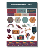 Studio Ins & Outs - Stickervel Contour - Family 2025 - Familie Stickers - Samen & Vriendschap Stickers - 26 Family Illustraties
