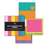 Studio Ins & Outs - Polaroid Kaartjes - Schrijfkaartjes - Plakboek En Fotoboek Kaartjes - Notitiekaartjes - Hello Goodbye’25 - 10 Stuks