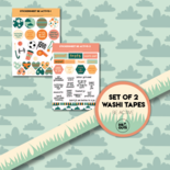 Studio Ins & Outs - Be Active - Complete Creatieve Set - Paperpad, Stickers, Washi Tape & Quote Kaartjes - Scrapbooking & Journaling Set