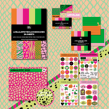 Studio Ins & Outs - Complete Set - Animalistic'25 - Creatief Invulpakket - Scrapbook & Journaling Set - Dierenprints & Neonkleuren
