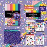 Studio Ins & Outs - Party’25 - Complete Creatieve Set - Washi Tapes & Stickers - Scrapbooking & Journaling - Vrolijke Feestkleuren & Confetti