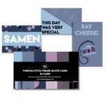 Studio Ins & Outs - Purple Love - Scrapbook Pakket - Creatieve Set - Paperpad, Stickers, Washi Tape & Quote Kaartjes - Scrapbooking & Journaling Set - Natuur & Herfsttinten