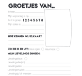 Studio Ins & Outs - Vriendenboekje - Invulboek Vrienden - Vriendenboek Basisschool - Herinneringsboekje - A5 - Sand