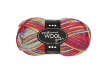 Garen - Wol Garen - Multicolour Breigaren - Meerkleurig Garen - Haken & Breien - DIY Hobbywol - 92m - 50gr - 1 Bol