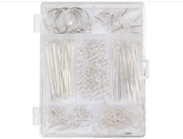Sieraden Startset – DIY Sieraden Maken – Sieraden Benodigdheden – Oorbel Haken, Zilveren Ketting, Kettelstiften – Sieraden Zelf Maken Set – 1 set