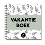 Invulboek Vakantie - Vakantieboek Reisdagboek - Reisherinneringen Boek - Vakantie Fotoboek - Travel Journal - 21x21cm - Groen