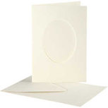 Passepartout kaarten , off-white, afmeting kaart 10,5x15 cm, afmeting envelop 11,5x16,5 cm, 10 set/ 1 doos Passepartout kaarten , off-white, afmeting kaart 10,5x15 cm, afmeting envelop 11,5x16,5 cm, 10 set/ 1 doos
