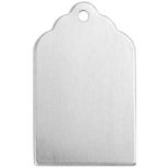 Metalen label, aluminium, vierkant, afm 20x10 mm, gatgrootte 1,13 mm, dikte 0,8 mm, 20 stuk/ 1 doos Metalen label, aluminium, vierkant, afm 20x10 mm, gatgrootte 1,13 mm, dikte 0,8 mm, 20 stuk/ 1 doos